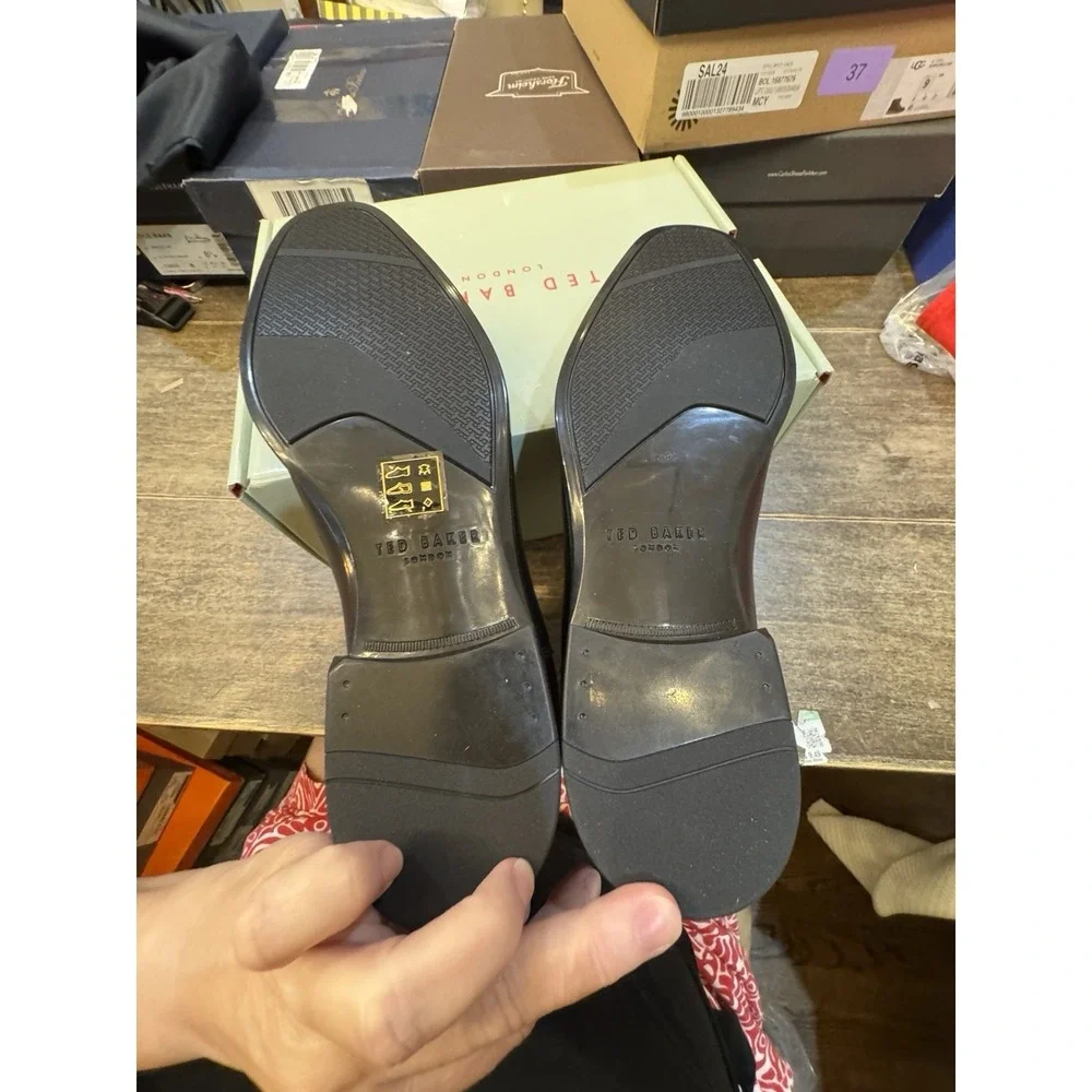 Ted Baker London Norwich-001 Chelsea Boots‎ Black Leather Men's Size 9.5